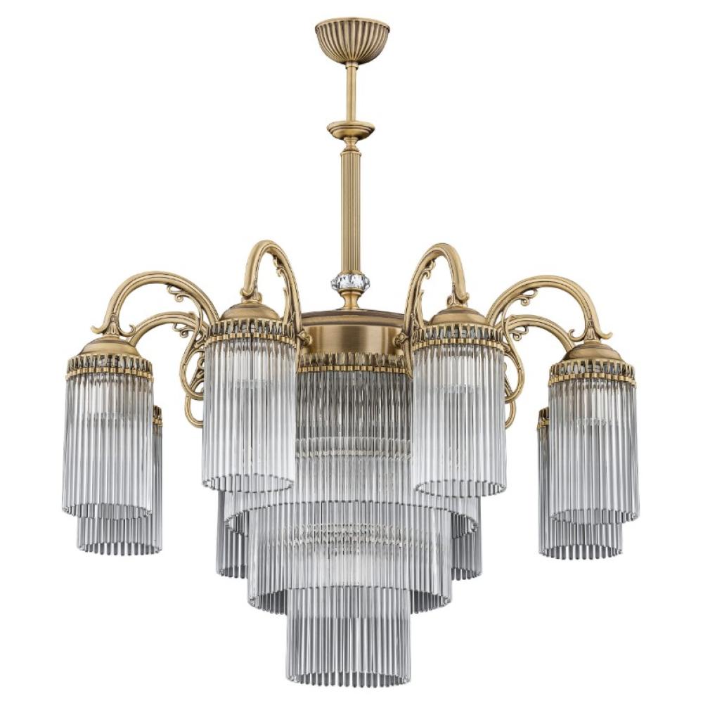 velkorozmerny secesny medeny luster vila zamok kristalove svietidlo swarovski lampa klasicky elegantny luxusny spalna obyvacka osvetlenie.jpg